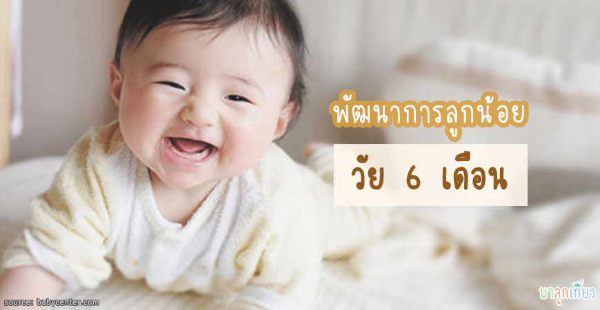 พัฒนาการลูกน้อยวัย 6 เดือน พัฒนาการลูกน้อยวัย 6 เดือน
